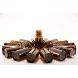 Amber Glass Bottles 5 ml (1/6 oz) No Cap
